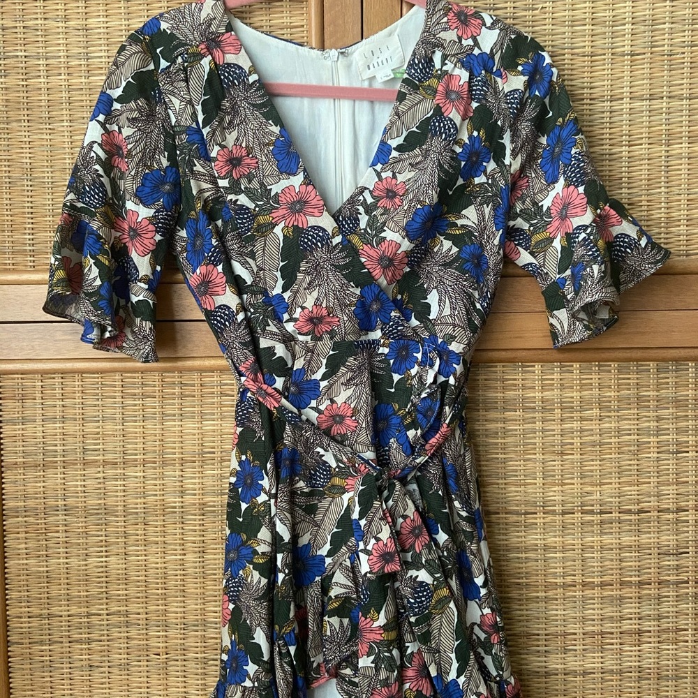 Ruffled Floral Dress